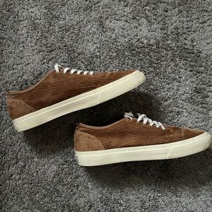 Everlane Forever Brown Unisex Corduroy Shoes 10.5M 12.5F